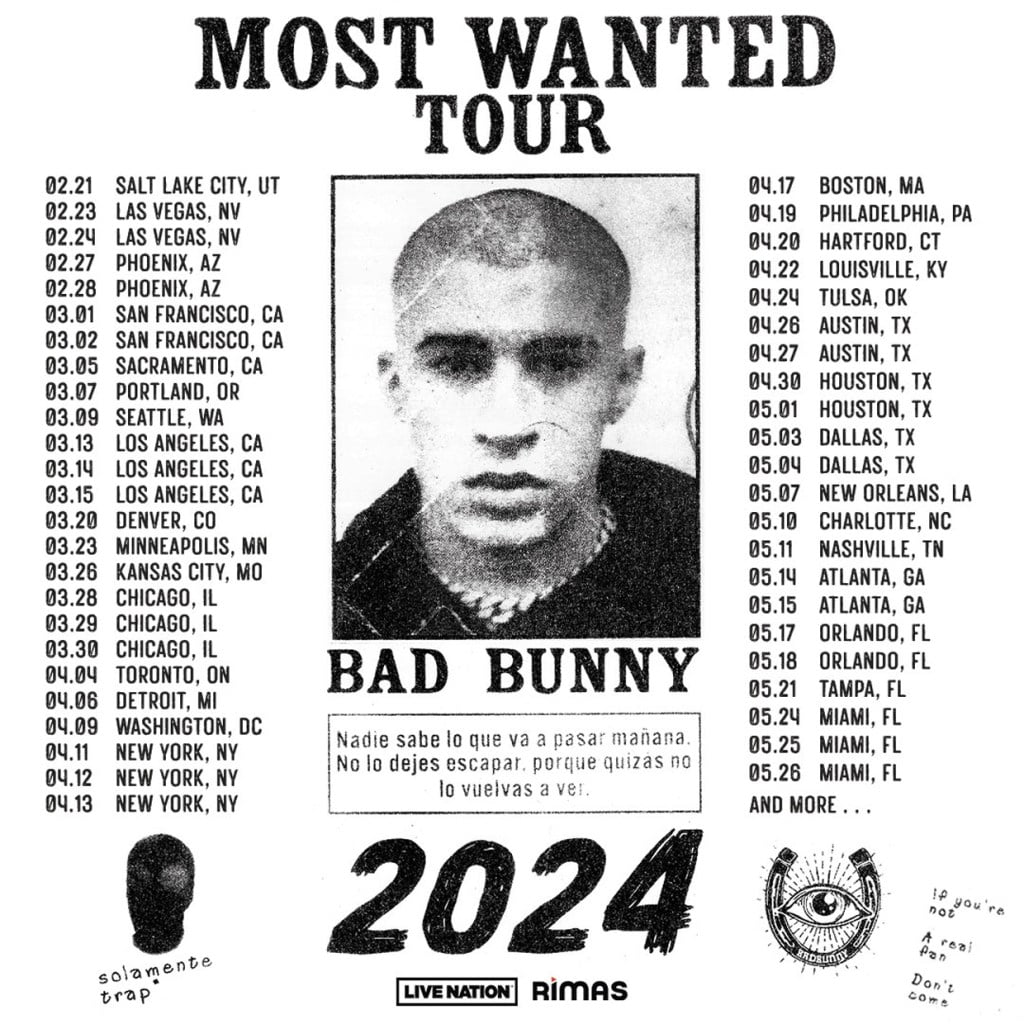 Bad Bunny Tour Dates 2025