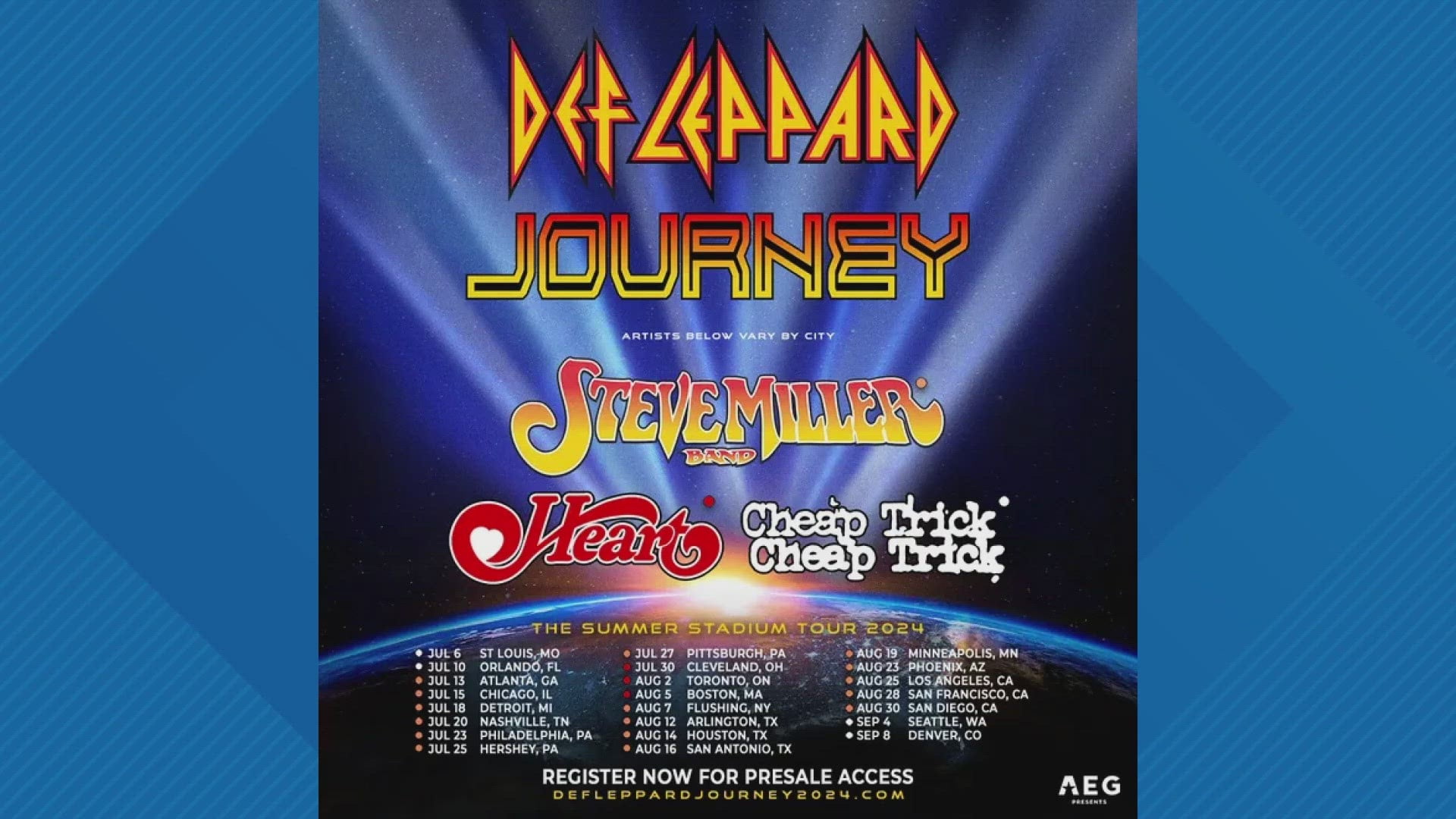 Journey Def Leppard Tour 2025 Dates Rocking Your World