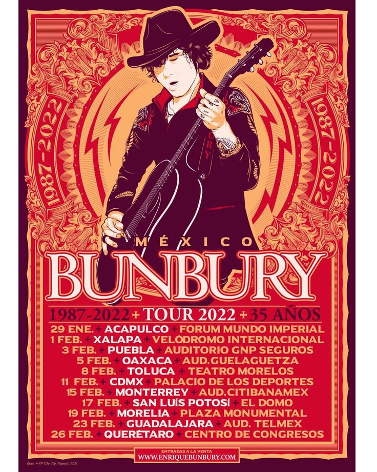 Enrique Bunbury Tour 2025 Get Ready to Rock with the Legendary Artist!