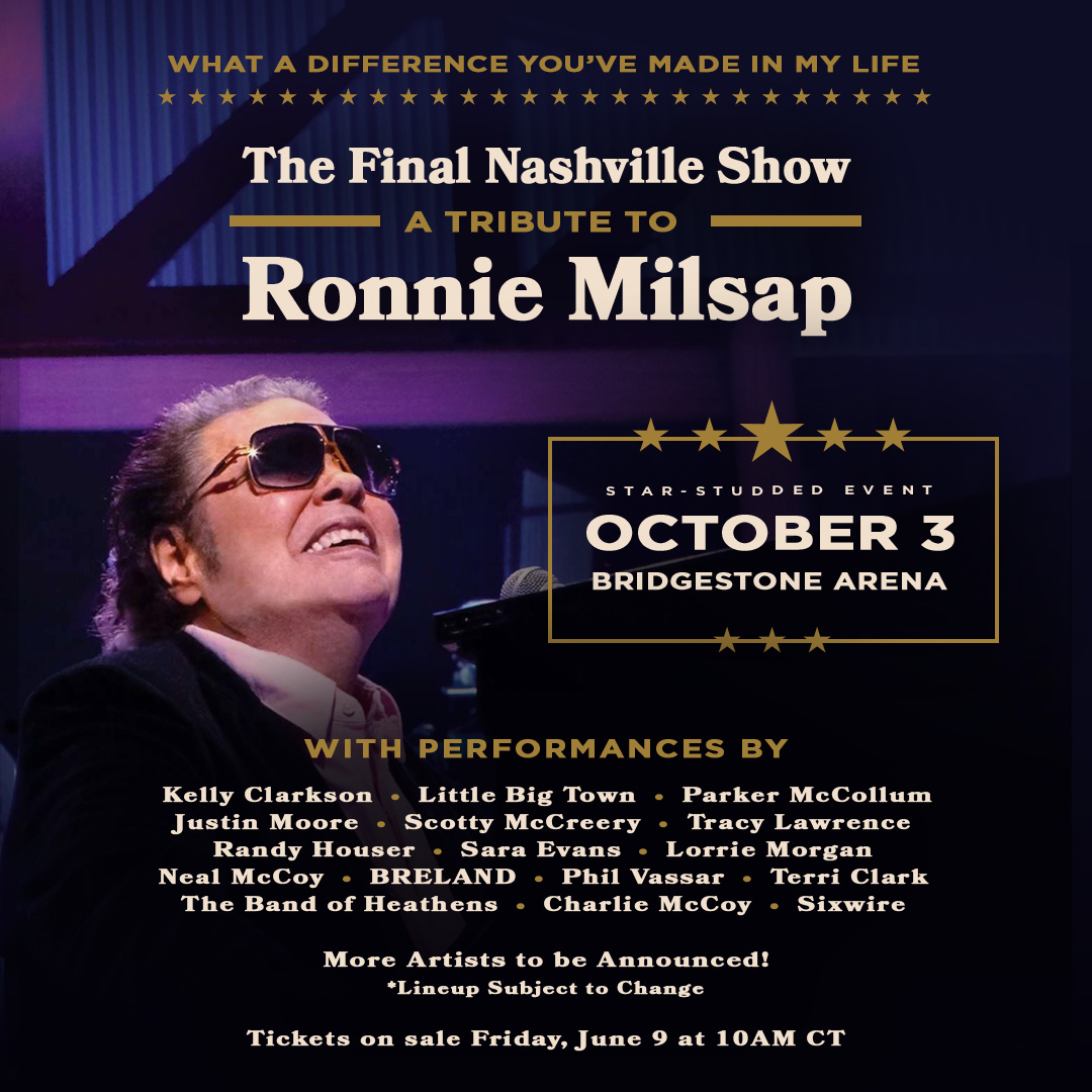 Rocking with Ronnie Milsap Tour 2025 Announcement!