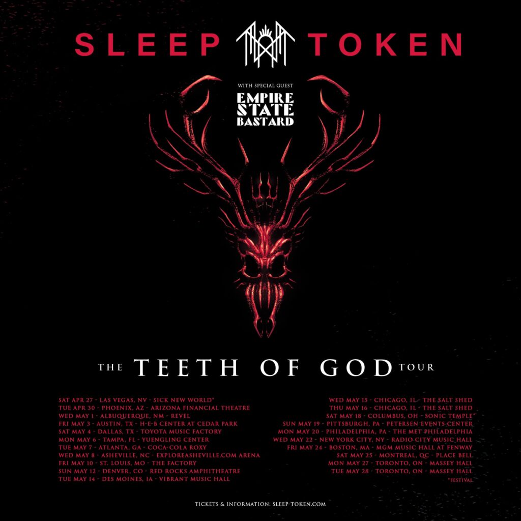 Sleep Token Tour 2025 Bringing Their Ethereal Sounds to the USA!